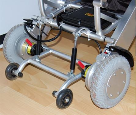 Купить Коляска инвалидная с электроприводом малогабаритная облегченная Compact drive 7