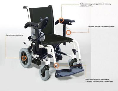 Инвалидное кресло-коляска с электроприводом Vermeiren Express 2009