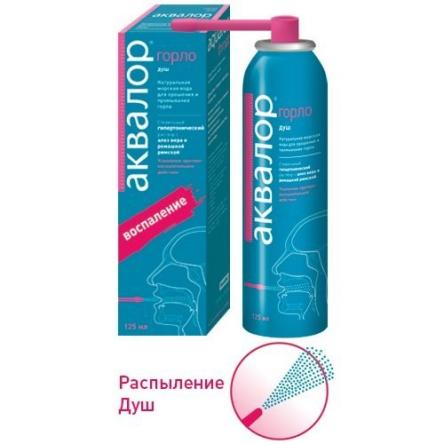 Купить АКВАЛОР ГОРЛО с алоэ вера и ромашкой римской 0