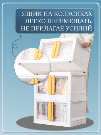 Ящик для хранения пластиковый 52*36*30 см