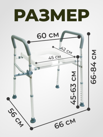 Купить Сиденье насадка на унитаз для пожилых после операции 2