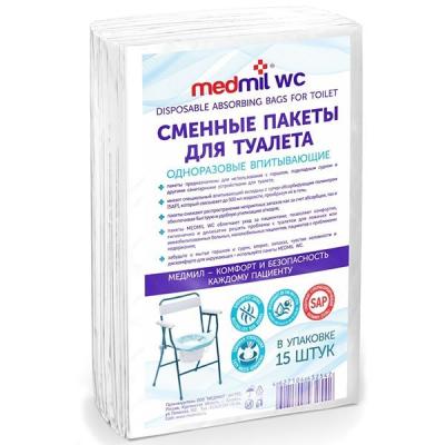 Купить Пакеты сменные для туалета "Medmil WC" 1/15 шт.