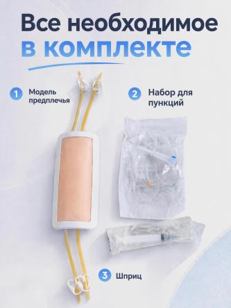 Купить Тренажер симулятор для отработки внутривенных инъекций и инфузионных проколов 4