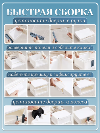 Ящик для хранения пластиковый 52*36*30 см