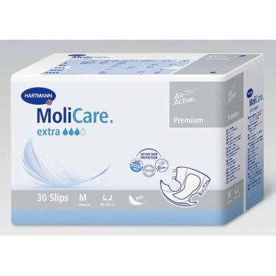 MoliCare Premium soft extra - Воздухопроницаемые подгузники: размер M, 30 шт. 169648