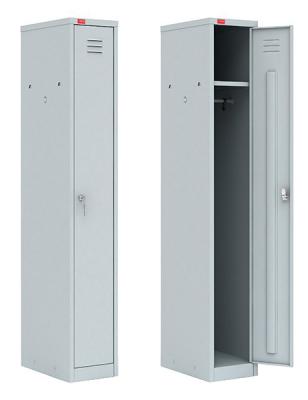 Шкаф для одежды металл, одностворчатый, 300х500х1860 мм