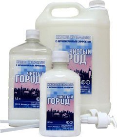 Купить Чистый город жидкое мыло 0,5 л. 1