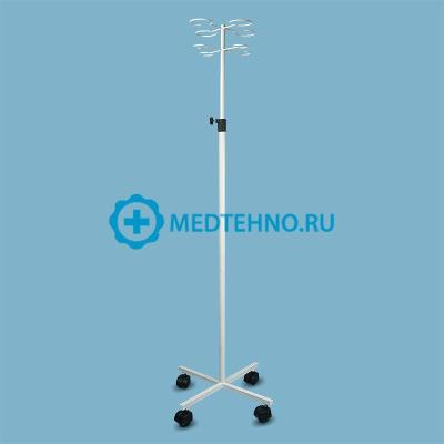 Купить Стойка для капельницы М192-01 с 4-мя держателями белая