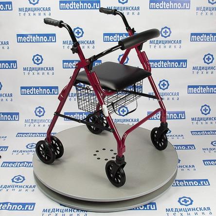 Купить Ходунки роллаторы на колесах с корзиной RollPush 2