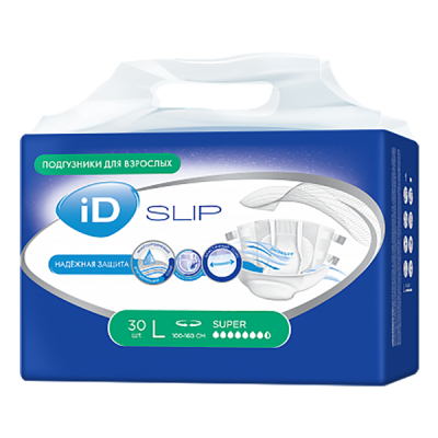 Подгузники для взрослых iD SLIP (30 шт.)