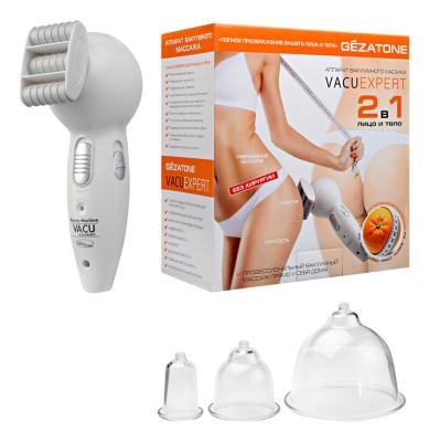Массажер вакуумный антицеллюлитный для лица и тела VACU Expert Gezatone