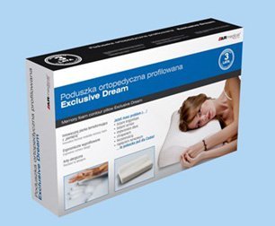 Купить Подушка анатомическая профилированная с эффектом памяти формы Exclusive Dream  AR Medical 0