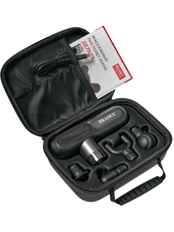 Массажер перкуссионный пистолет для тела с кейсом