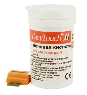 Тест-полоски Изи Тач Мочевая Кислота (Easy Touch) №25