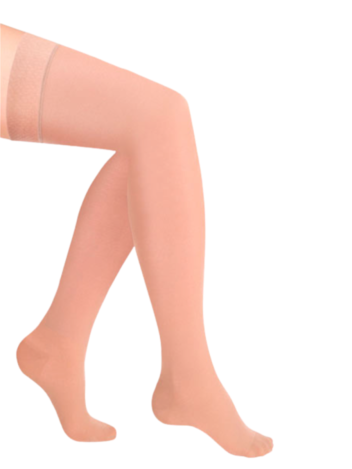 Чулки компрессионные Luomma Idealista на резинке с закрытым носком SV-394