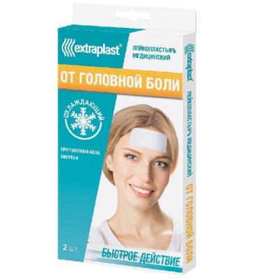Купить Охлаждающий пластырь-компресс от головной боли Extraplast +
