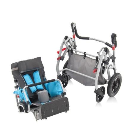 Купить Инвалидная детская кресло-коляска Baby comfort blue H6 33