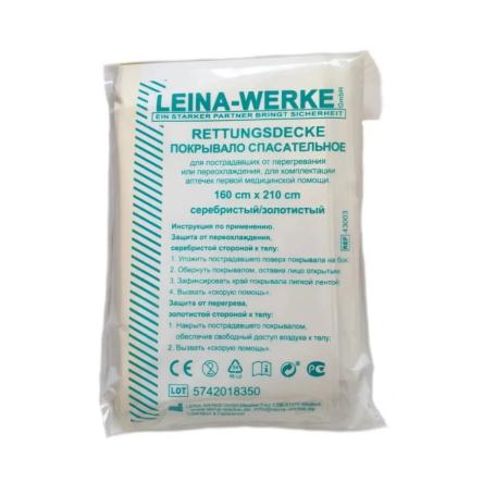 Купить Покрывало спасательное изотермическое 160*210 см Leina Werke 1