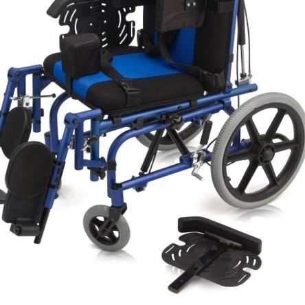 Купить Кресло-коляска для больных ДЦП FS958 Black-blue 8