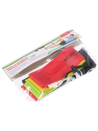 Купить Резинки для фитнеса и тренировок набор 3 шт 5