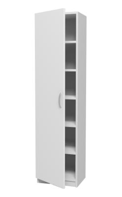 Шкаф для белья ЛДСП, одностворчатый, 450х560х1800 мм