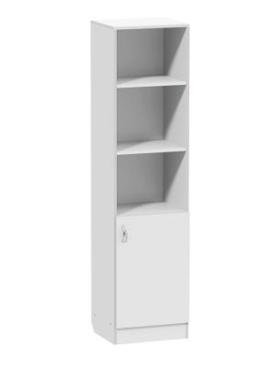 Шкаф для документов ЛДСП, одностворчатый, 450х380х1800 мм