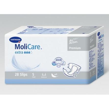 Купить MoliCare Premium soft extra - Воздухопроницаемые подгузники: размер S, 30 шт. (169448) 