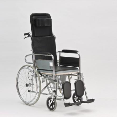 Купить Кресло инвалидное FD Medical FS6 с откидной спинкой и туалетным устройством 0