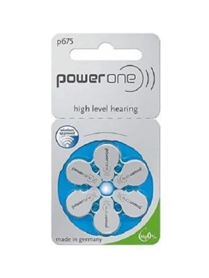 Купить Батарейка для слуховых аппаратов PowerOne 675 6шт/уп