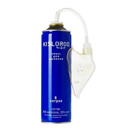 Купить Кислородный баллончик Kislorod K 8  8 л  с маской/без маски 0
