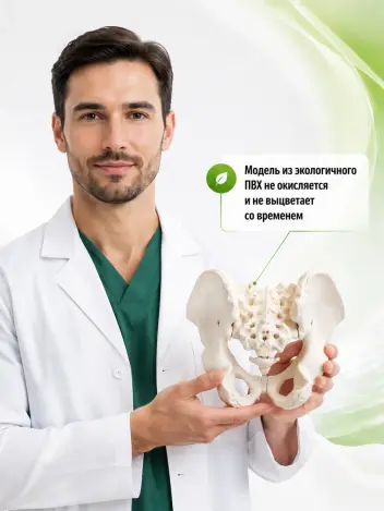 Анатомическая модель мужского таза человека Retorsa