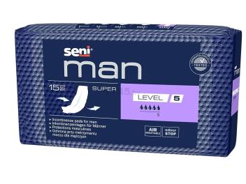 Прокладки урологические мужские SENI MAN Super Level SE-095-5L15-RH1