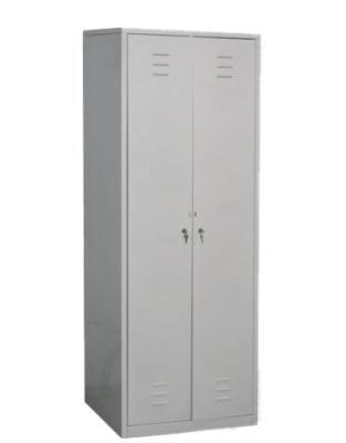 Шкаф для одежды металл, двухсекционный, 500*600*1790 мм