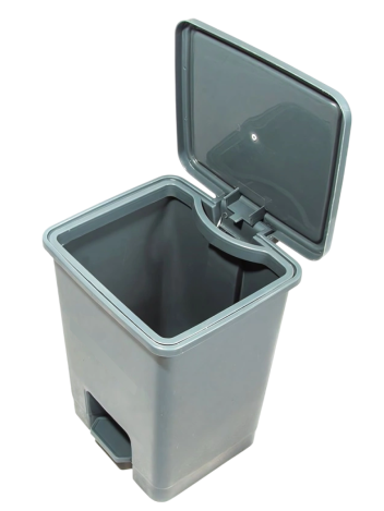 Контейнер для медицинских отходов класса А с крышкой и педалью 15 л