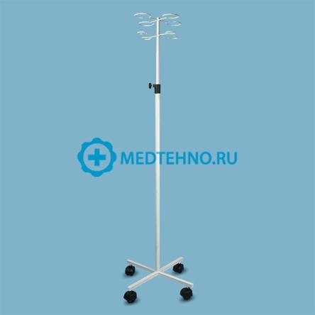 Купить Стойка для капельницы М192-01 с 4-мя держателями белая 3