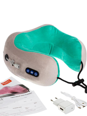 Купить Массажная подушка для шеи и плеч электрическая 10