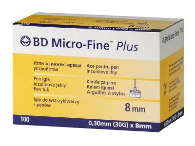 Купить Иглы МикроФайн 0,30мм(30G)x8 мм (BD Micro-Fine)
