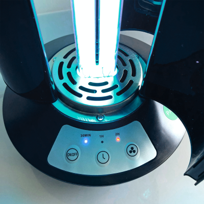 Настольная ультрафиолетовая лампа с функцией рециркулятора и пультом
