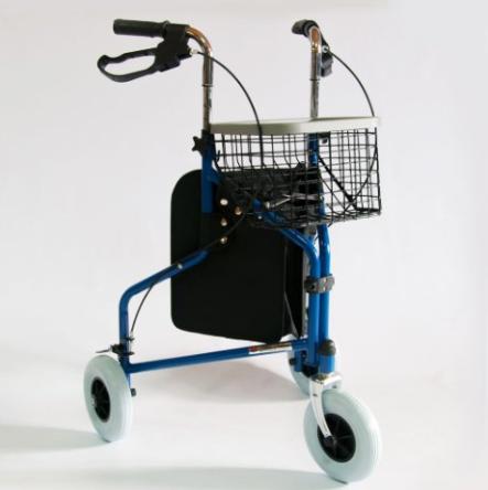 Купить Прогулочная опора-ходунки на 3-х колесах с ручным тормозом Foshan Medical 969
