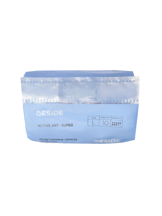 Купить Подгузники-трусы для взрослых перья BESIDE Active Art super 10 шт/уп 6