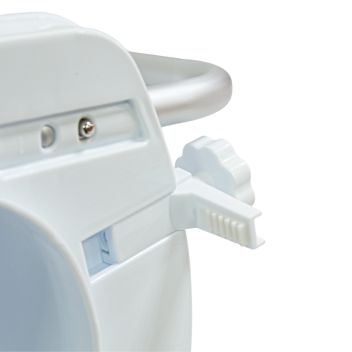 Насадка сиденье на унитаз с крышкой и поручнями 11 см