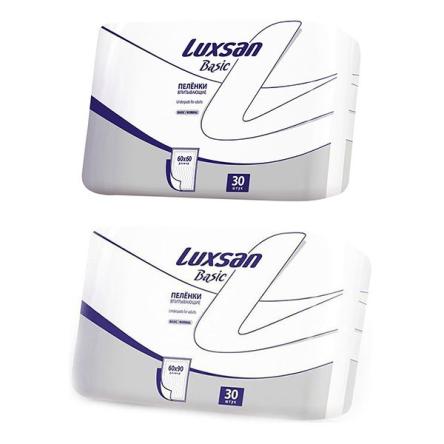Купить Пеленки впитывающие LUXSAN Basic / Normal 60х90; 60x60см 30шт. 0