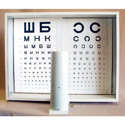 Купить Осветитель таблиц для исследования остроты зрения ОТИЗ-40-01 исп.3 (Аппарат Ротта)