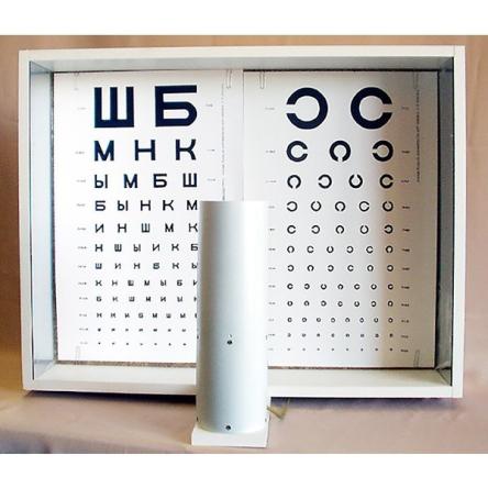 Купить Осветитель таблиц для исследования остроты зрения ОТИЗ-40-01 исп.3 (Аппарат Ротта) 0