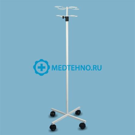 Купить Стойка для капельницы М192-01 с 4-мя держателями белая 2