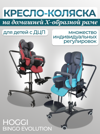 Купить Кресло-коляска для детей с ДЦП Hoggi Bingo Evolution 2XL 40 см 0