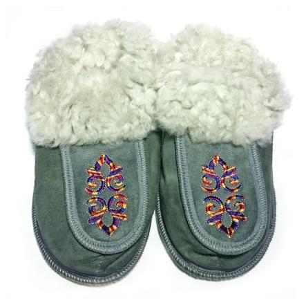 Купить Чуни меховые с вышивкой 2