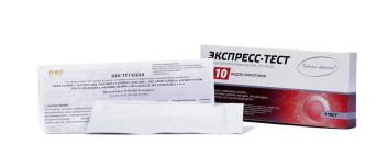 Экспресс-тест "Будьте уверены" ИммуноХром-10-МУЛЬТИ-Экспресс на 10 видов наркотиков, 1 шт.