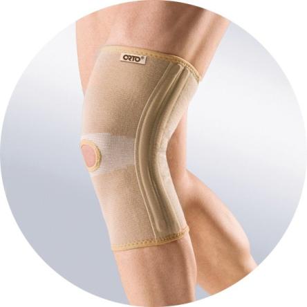 Бандаж ортопедический на коленный сустав с гибкими ребрами жесткости BKN 871