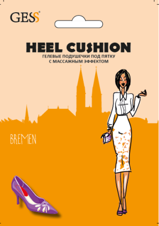 Купить Гелевые подушечки под пятку с массажным эффектом HEEL CUSHION (GESS-004) 0